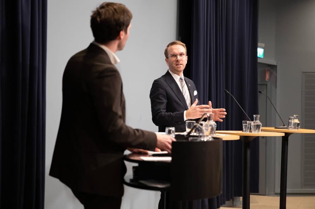 Sveriges infrastrukturminister Andreas Carlson