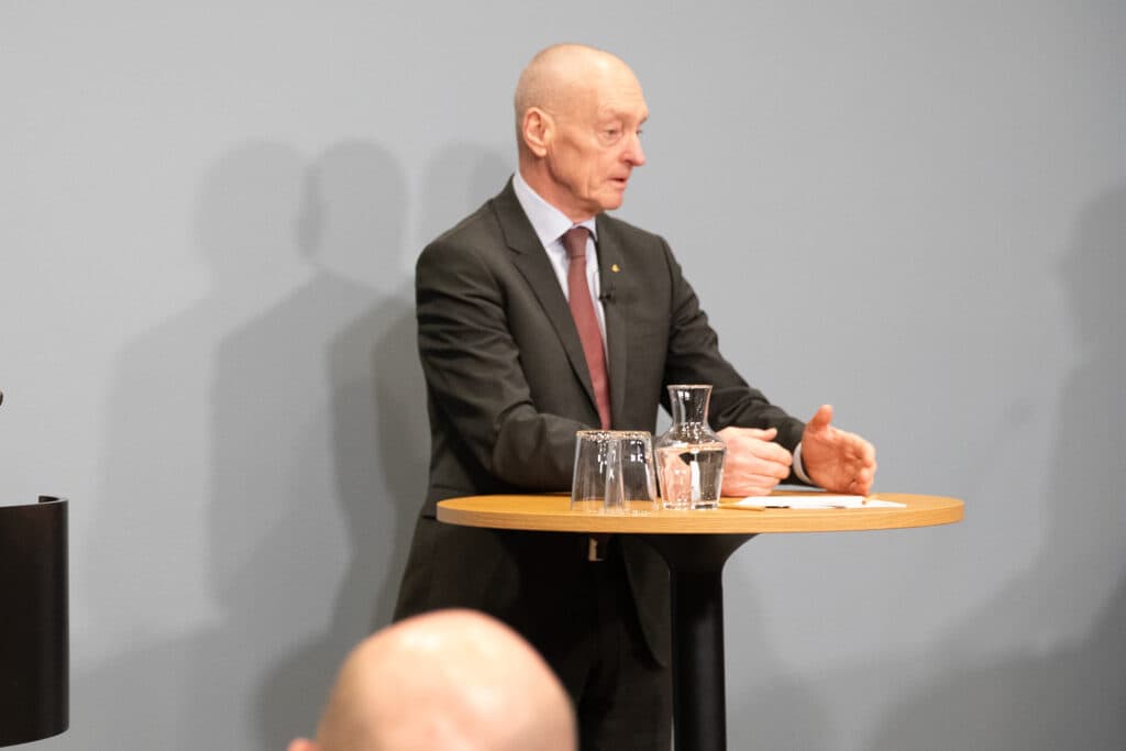 Michael Malm, totalförsvarsstrateg vid Försvarsmakten på SNS