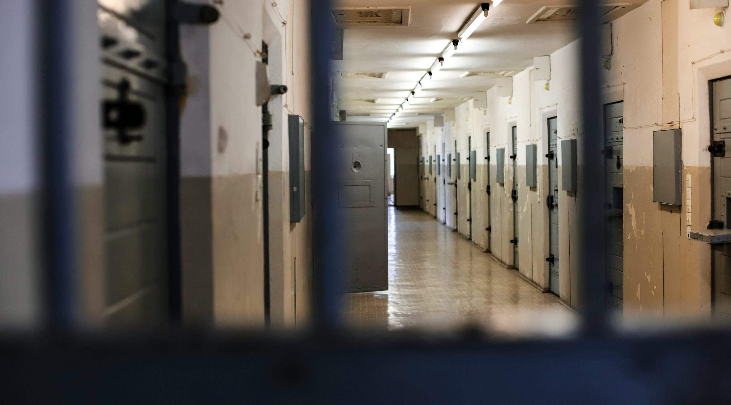 Arkivbild från ett fängelse