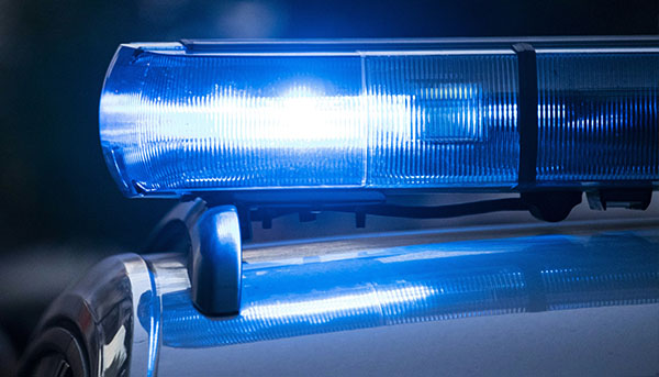 Ljussignal vid polisutryckning